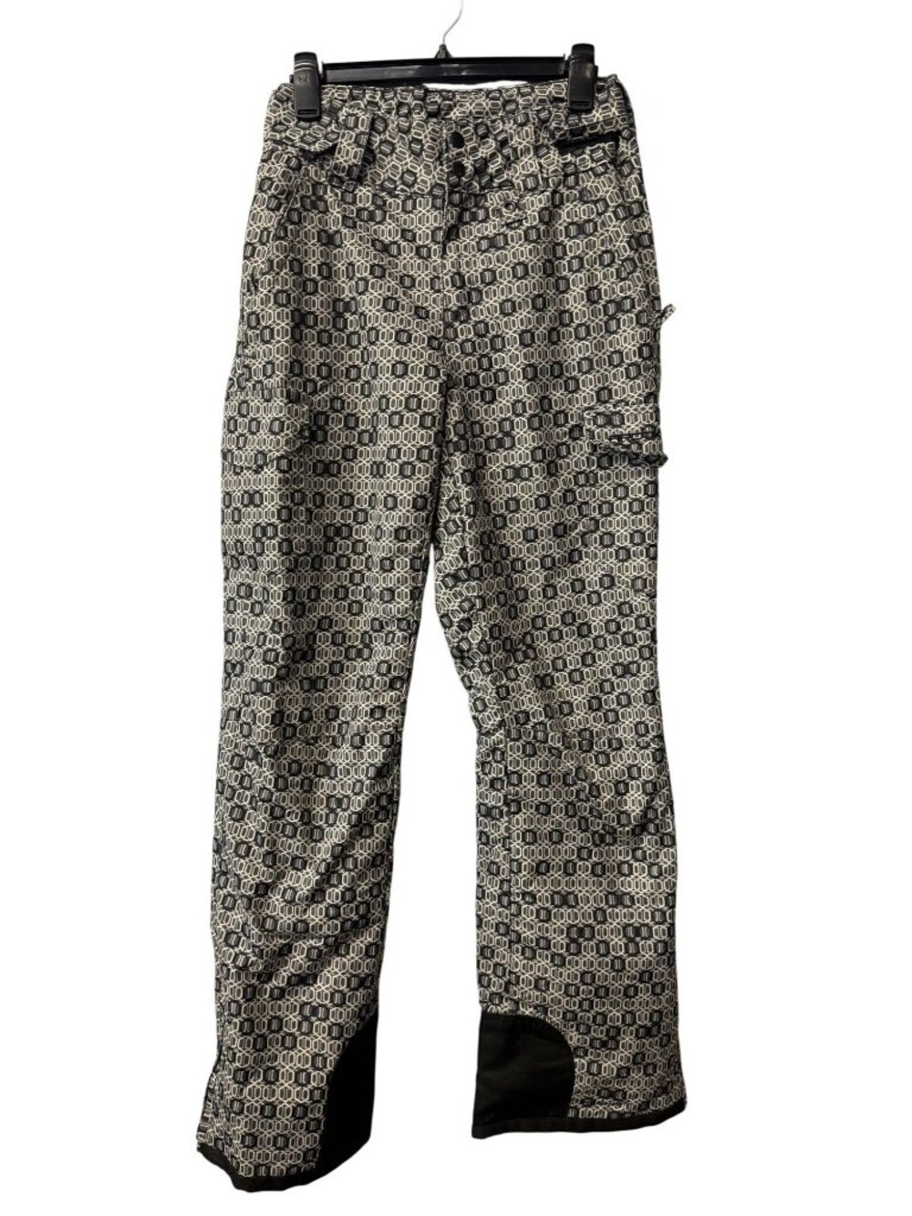 Arctix Women’s Geometric Print Snow Pants Size S Black & White Insulated Winter